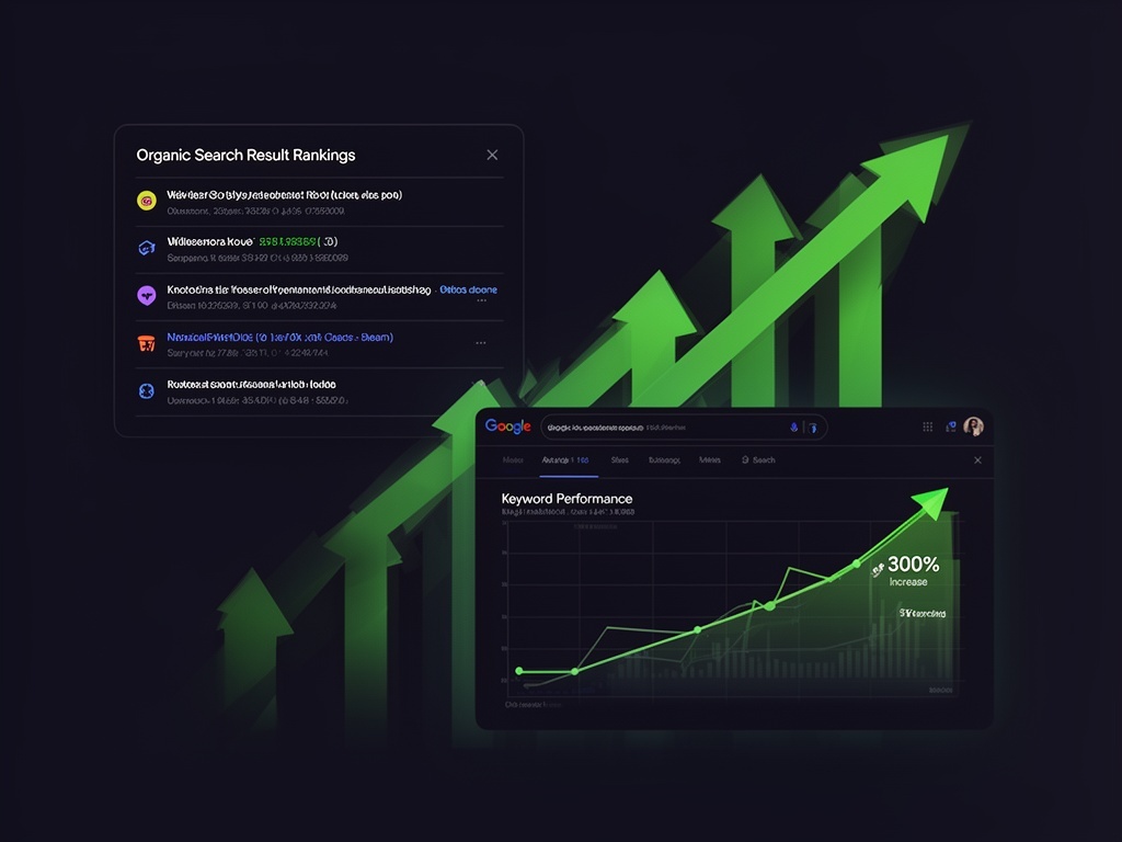 SEO case study showing 300% organic traffic growth for B2B SaaS