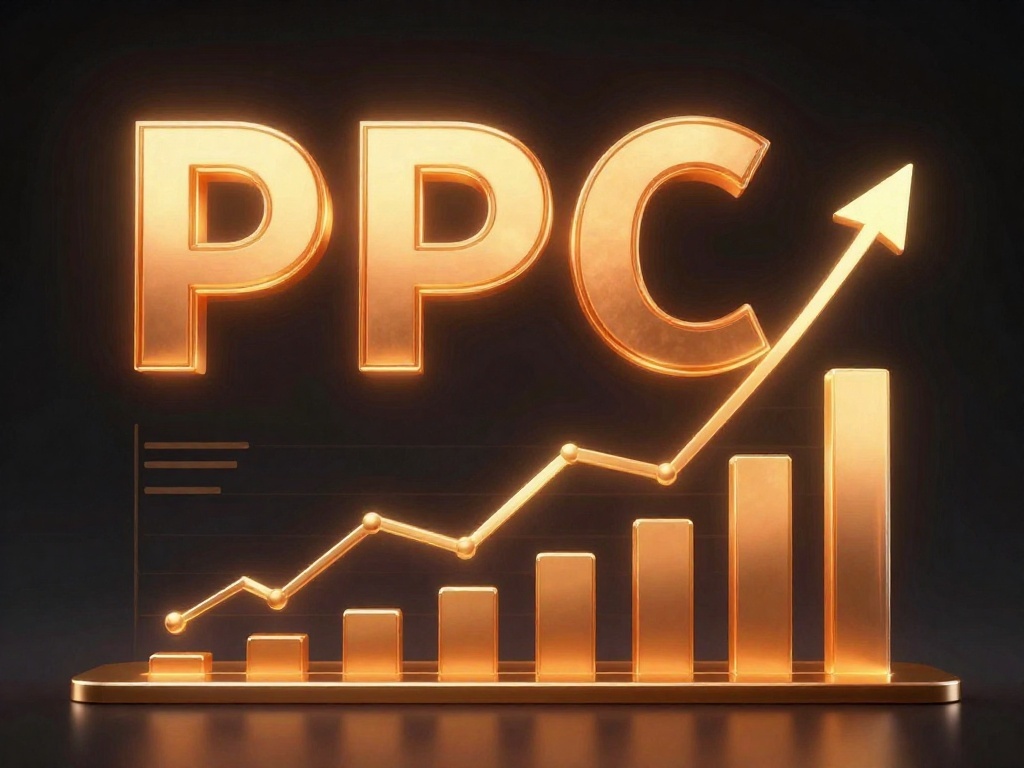 PPC advertising campaign performance dashboard with ROI metrics